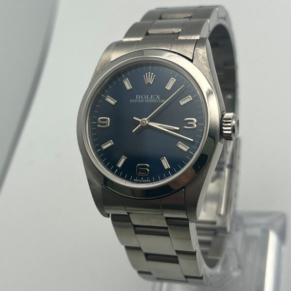 Rolex Oyster Perpetual 31MM Blue Dial Oyster Bracelet (77080)