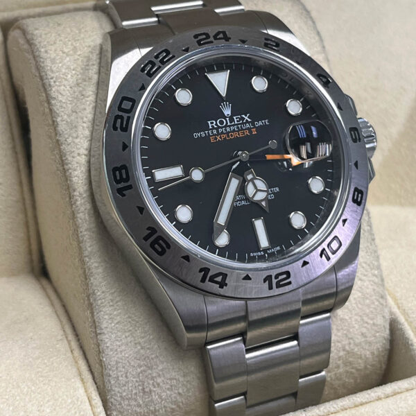 Rolex Explorer II 42MM Black Dial Oyster Bracelet (216570)