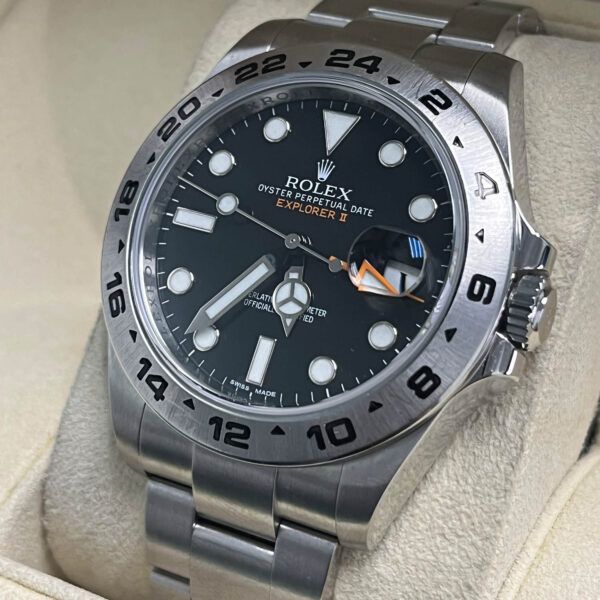 Rolex Explorer II 42MM Black Dial Oyster Bracelet (216570)